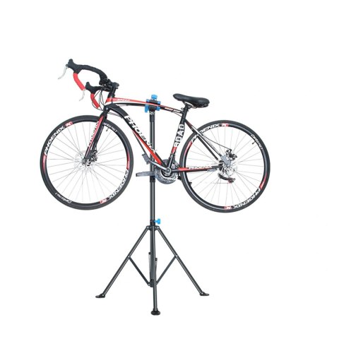 Stojak serwisowy Wozinsky WSS-180 z pokrętłami podłogowy do rowerów 30 kg - czarny