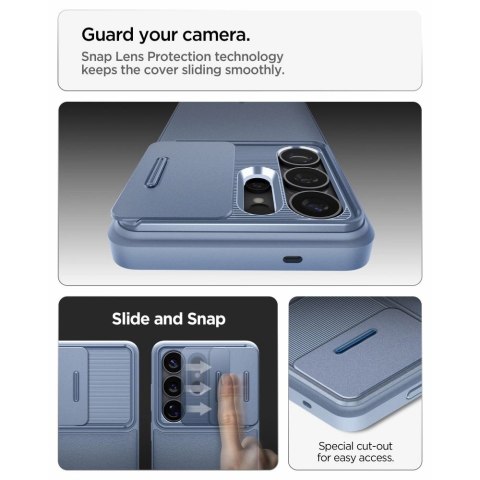 Etui Spigen Optik Armor na Samsung Galaxy S26 Ultra - niebieskie