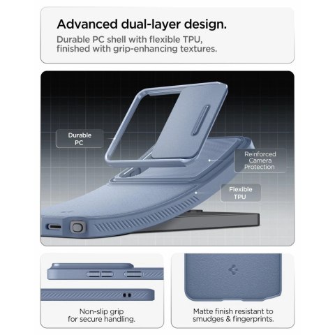 Etui Spigen Optik Armor na Samsung Galaxy S26 Ultra - niebieskie