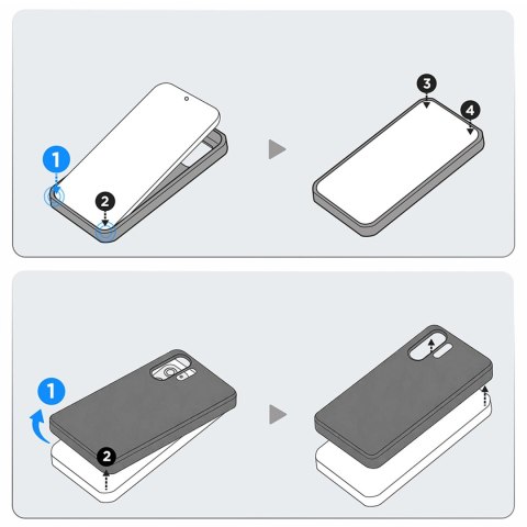 Etui Spigen Optik Armor na Samsung Galaxy S26 Ultra - niebieskie