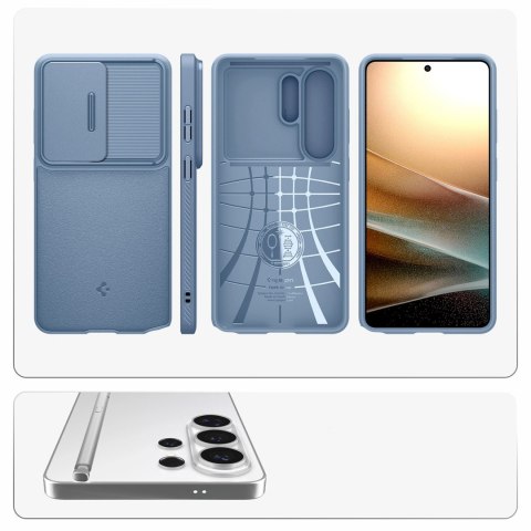 Etui Spigen Optik Armor na Samsung Galaxy S26 Ultra - niebieskie