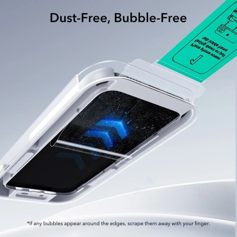 Szkło hartowane ESR UltraFit Tempered Glass 2-pack na iPhone 16 Pro / 17 - przezroczyste