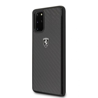Etui Ferrari Carbon Heritage na Samsung Galaxy S20+ - czarne