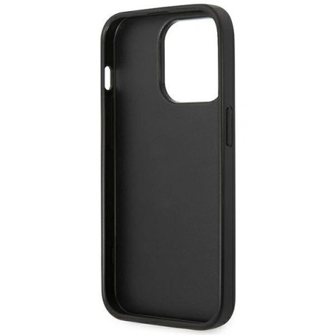 Etui Karl Lagerfeld Monogram Stripe na iPhone 14 Pro Max - brązowe