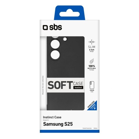Etui SBS Instinct na Samsung Galaxy S25 - czarne