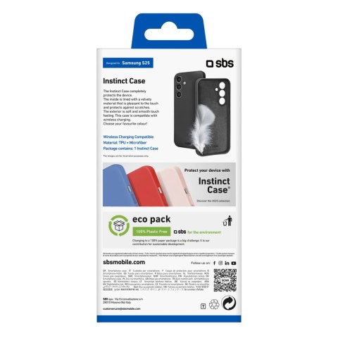 Etui SBS Instinct na Samsung Galaxy S25 - czarne