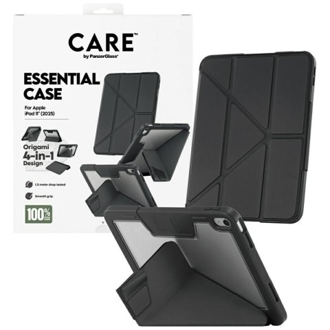 Etui Care by PanzerGlass Y fold do iPad 11" 2025 (11 gen.) - czarne