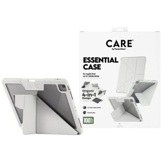 Etui Care by PanzerGlass Y fold do iPad Air 13" 2024 / 2025 - jasnoszare