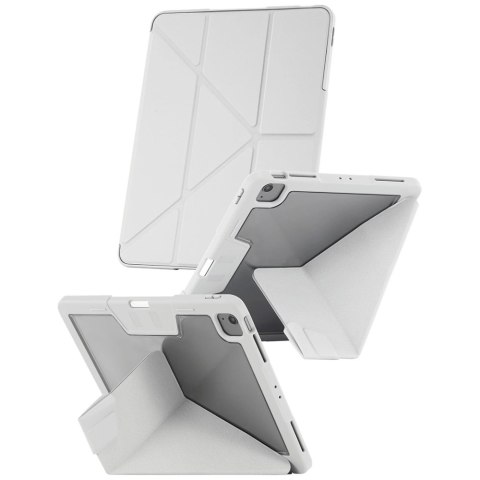 Etui Care by PanzerGlass Y fold do iPad Air 13" 2024 / 2025 - jasnoszare