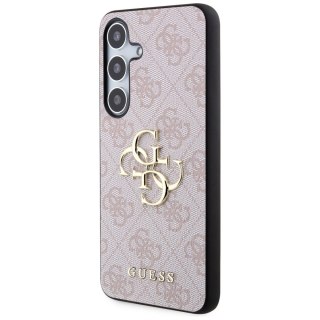 Etui Guess 4G Big Metal Logo na Samsung Galaxy S24 - różowe