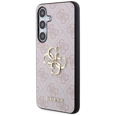 Etui Guess 4G Big Metal Logo na Samsung Galaxy S24 - różowe