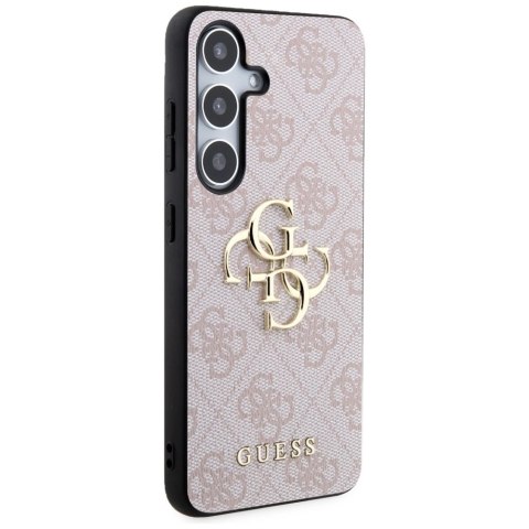 Etui Guess 4G Big Metal Logo na Samsung Galaxy S24 - różowe
