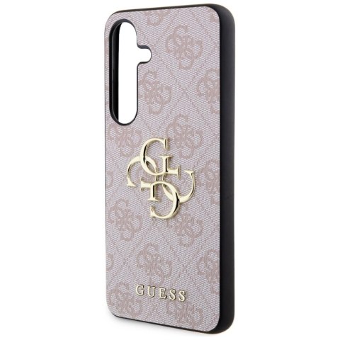 Etui Guess 4G Big Metal Logo na Samsung Galaxy S24 - różowe