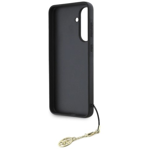 Etui Guess 4G Charms Collection na Samsung Galaxy A56 - brązowe