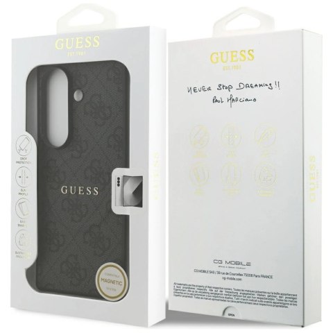 Etui Guess 4G Classic MagSafe na Samsung Galaxy Z Fold7 - czarne