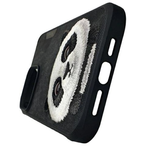 Etui Nimmy Big Eyed Pet 2.0 Panda na iPhone 15 Pro - czarne