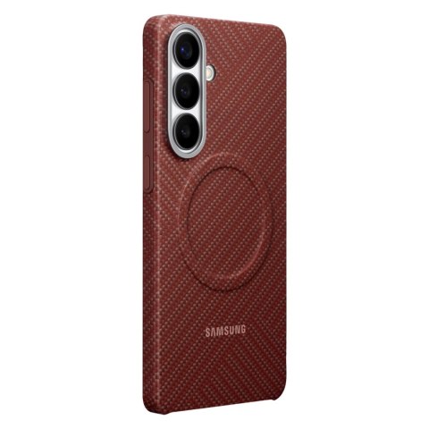 Etui Samsung Carbon Magnet Case do Samsung Galaxy S26+ kompatybilne z MagSafe - czerwone