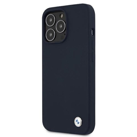 Etui BMW Silicone Signature na iPhone 13 / 13 Pro - granatowe