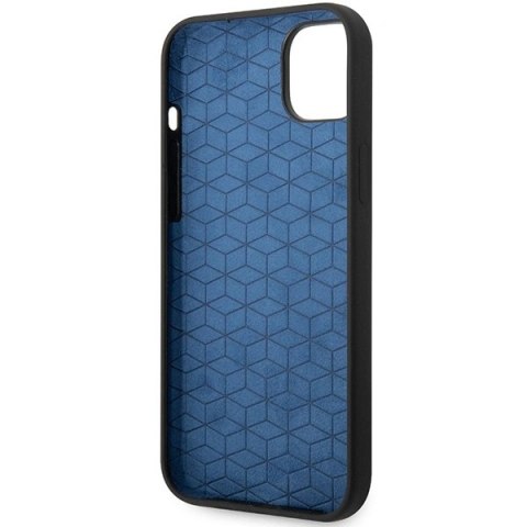Etui BMW Silicone Slanted Sttripes na iPhone 14 Plus / 15 Plus - czarne