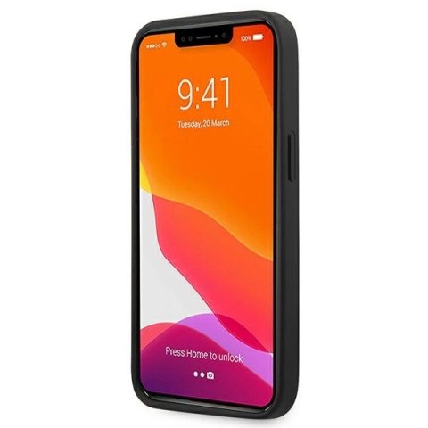 Etui Ferrari On Track Carbon Stripe na iPhone 13 Pro Max - czarne