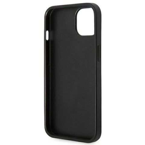 Etui Karl Lagerfeld Saffiano Karl`s Head Patch na iPhone 13 / 14 / 15 - czarne