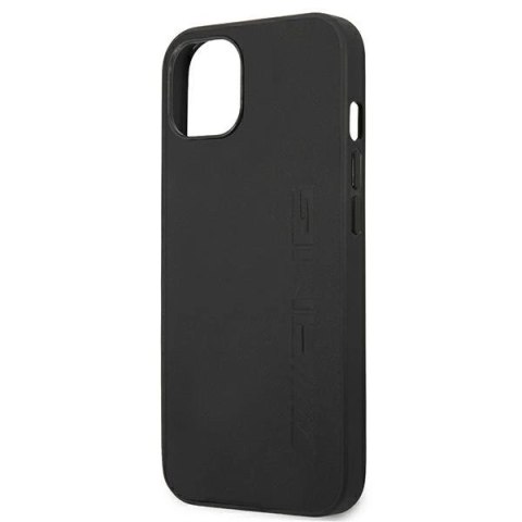 Etui Mercedes AMG Leather Hot Stamped na iPhone 13 / 14 / 15 - czarne