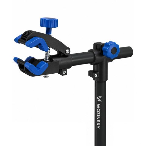 Stojak serwisowy Wozinsky WSS-180 z pokrętłami podłogowy do rowerów 30 kg - czarny