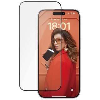 Szkło ceramiczne PanzerGlass Ceramic Protection na iPhone 15 Pro z pozycjonerem