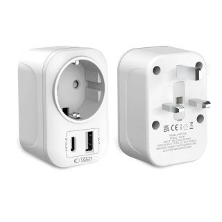 Adapter Tech-Protect TA100 UK - biały