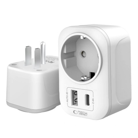 Adapter Tech-Protect TA100 US - biały