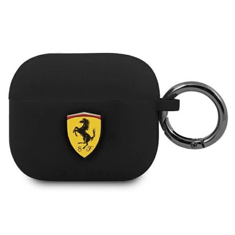 Etui Ferrari Silicone na AirPods 3 cover - czarne