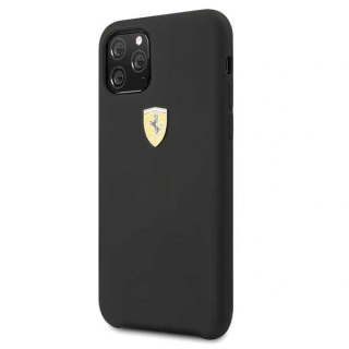 Etui Ferrari Silicone na iPhone 11 Pro Max - czarne