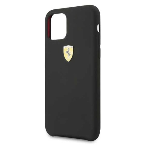 Etui Ferrari Silicone na iPhone 11 Pro Max - czarne