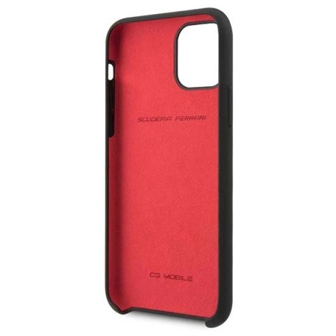Etui Ferrari Silicone na iPhone 11 Pro Max - czarne