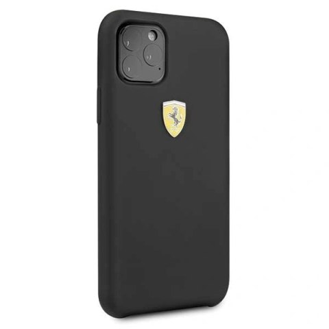 Etui Ferrari Silicone na iPhone 11 Pro Max - czarne