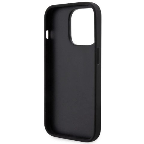 Etui Karl Lagerfeld Saffiano Karl & Choupette na iPhone 14 Pro 6- srebrne