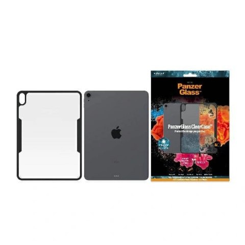 Etui PanzerGlass ClearCase na iPad 10.9" anttibacterial - przezroczysto-czarne