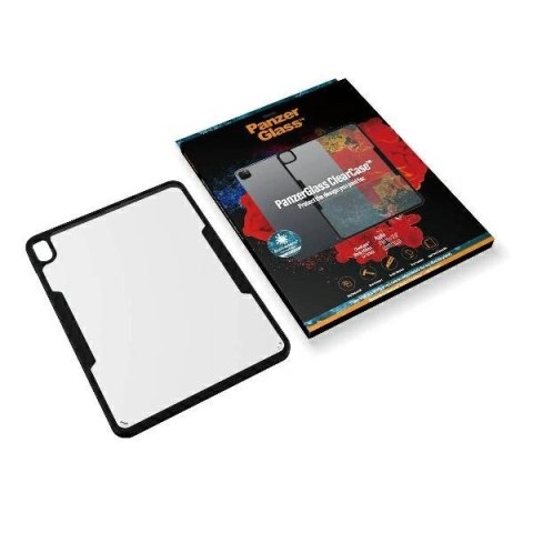Etui PanzerGlass ClearCase na iPad 10.9" anttibacterial - przezroczysto-czarne