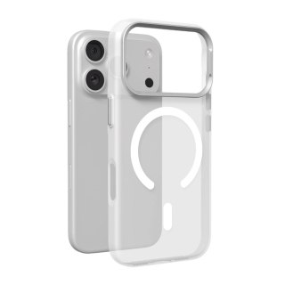 Etui Puro Lightfeel na iPhone 17 Pro kompatybilne z MagSafe - przezroczysto-białe