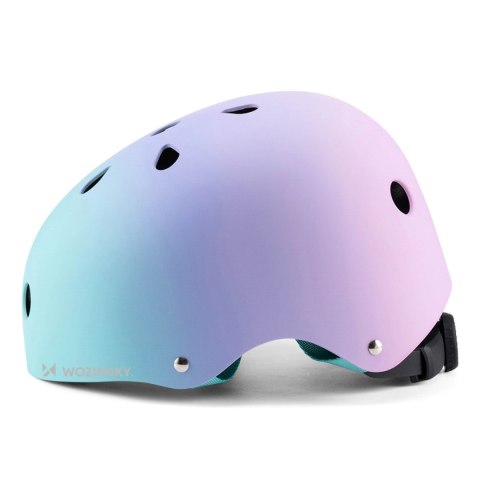 Kask rowerowy BMX/hulajnoga Wozinsky 54-58 cm - gradient różowy