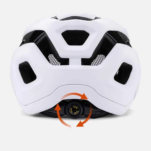Kask rowerowy MTB Wozinsky z odpinanym daszkiem lekki L - czarno-biały