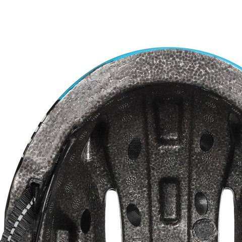 Kask rowerowy dziecięcy Wozinsky motyw smok lekki 50-54 cm - niebieski