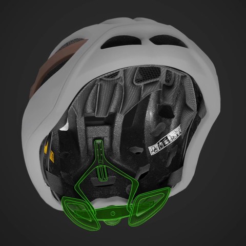 Kask rowerowy szosowy Wozinsky ultralekki 54-58 cm - taupe