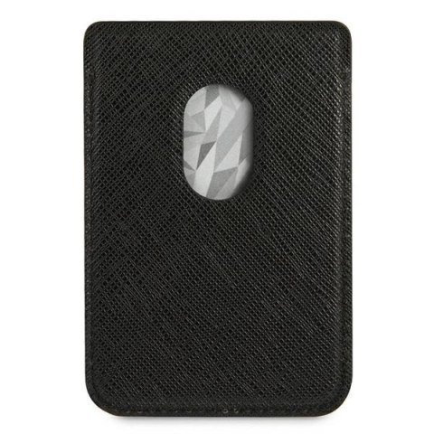 Portfel magentyczny Karl Lagerfeld Wallet CardSlot Saffiano Choupette Head MagSafe na telefon - czarny