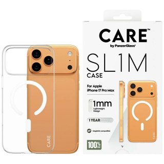 Etui CARE by PanzerGlass SL1M MagSafe na iPhone 17 Pro Max - przezroczyste