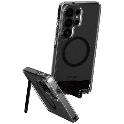 Etui CARE by PanzerGlass Urban Explorer Transparent w. Black Qi na Samsung Galaxy S26 Ultra - przezroczyste