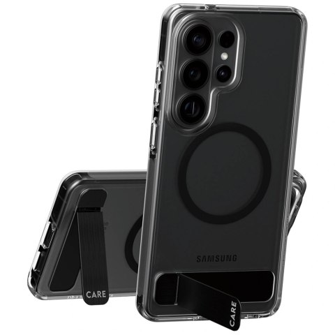 Etui CARE by PanzerGlass Urban Explorer Transparent w. Black Qi na Samsung Galaxy S26 Ultra - przezroczyste
