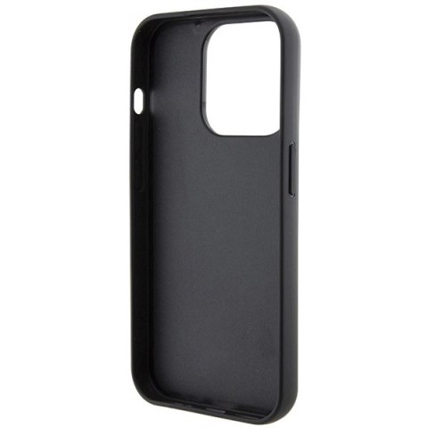 Etui Karl Lagerfeld Gripstand Saffiano Choupette Pins na iPhone 14 Pro Max - czarne