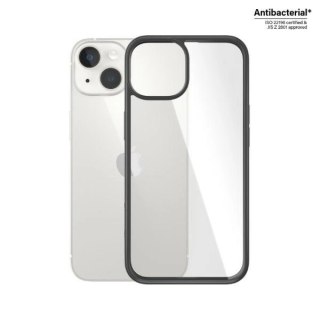 Etui PanzerGlass ClearCase antybakteryjne na iPhone 14 / 15 / 13 - przezroczysto-czarne