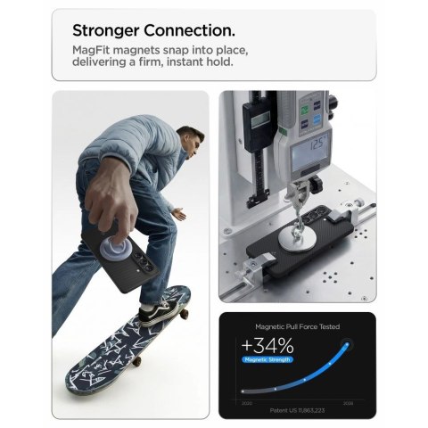 Etui Spigen AirSkin Aramid Mag MagSafe na Samsung Galaxy S26 Ultra - czarne